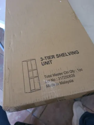 Estantería Negra Madera