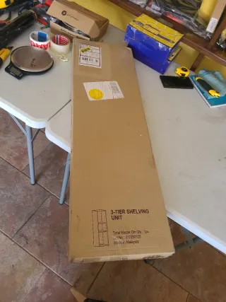 Estantería Negra Madera