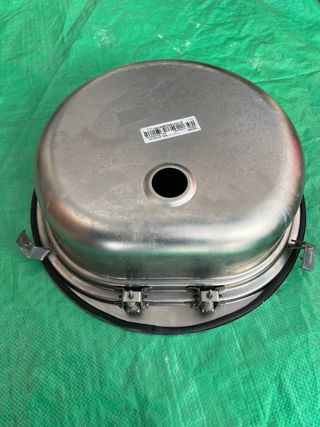 Fregadero redondo autocaravana con tapa