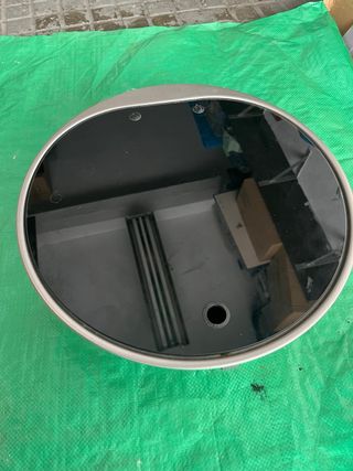 Fregadero redondo autocaravana con tapa