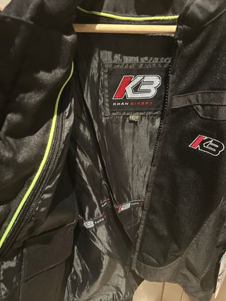 Chaqueta de moto negra K2