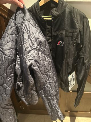 Chaqueta de moto negra K2