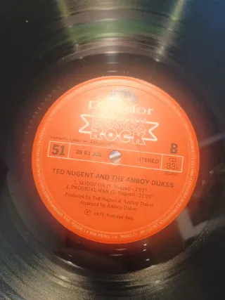 Vinilo LP Ted Nugent And The Amboy Dukes