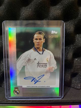 Carta Firmada Fernando Redondo Topps 043/199