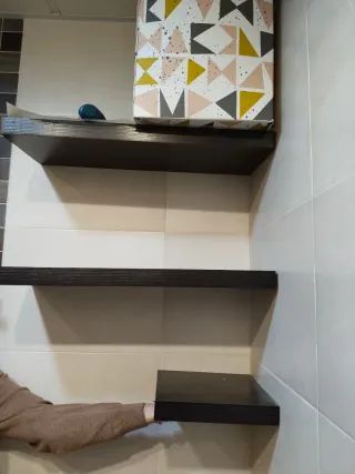 3 Estanterías Lack Marrón