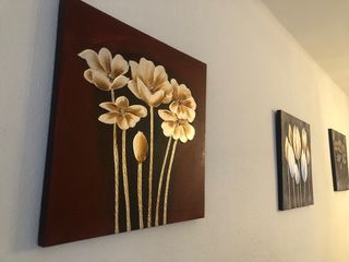 3 Cuadros Decorativos Flores