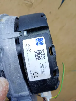 Turbina aire calentador caldera