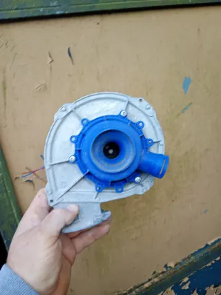 Turbina aire calentador caldera