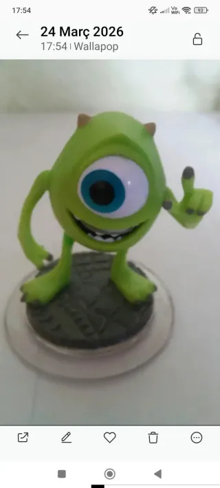 Figura Mike Wazowski Wii Disney