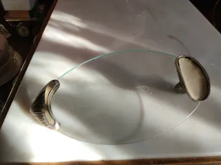 Bandeja foie gras vintage pato cristal