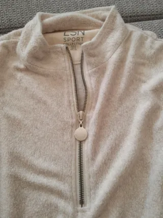 Jersey LSN SPORT beige mujer