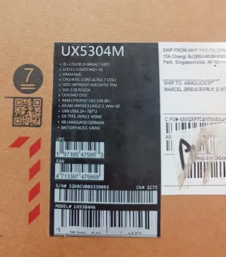 ASUS ZENBOOK S OLED ULTRA-7__16-DDR5__1-TB-SSD