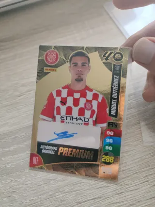 Miguel Gutiérrez Autógrafo Premium adrenalyn