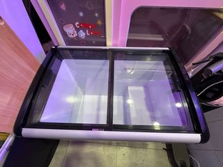 Arcón Congelador Puertas Cristal