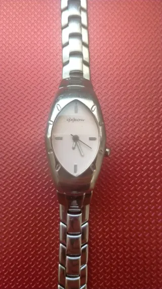 Reloj Oxbow Mujer Plata y Rosa