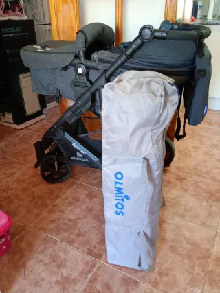 Carrito Kikkaboo Beloved + Parque de regalo