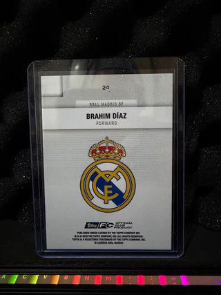 Carta Topps Brahim Díaz 2/5 Real Madrid CF