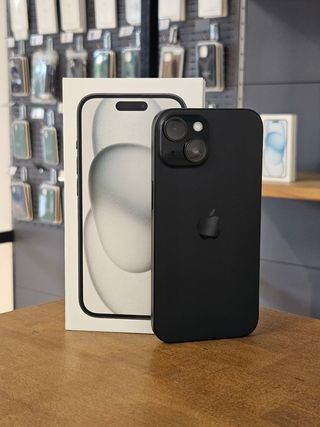 IPHONE 15 128GB NEGRO BATE. 100%