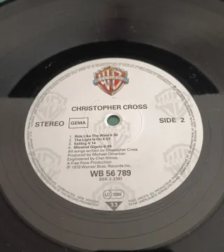 Disco CHRISTOPHER CROSS "FLAMINGO" LP 1980