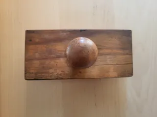 Antiguo secante para tinta de madera