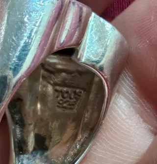 Anillo Tous plata y onix