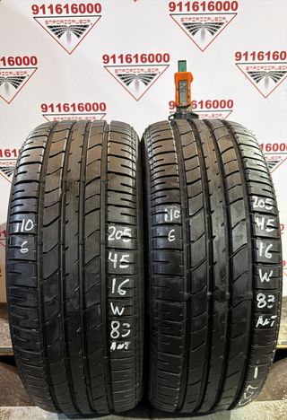 -205 45 16 W BRIDGESTONE RUEDA AL 90% VIDA UTIL