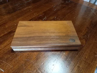 Set Gioco Vintage Dal Negro Cofanetto Legno