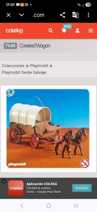 Carreta Oeste Playmobil 7648