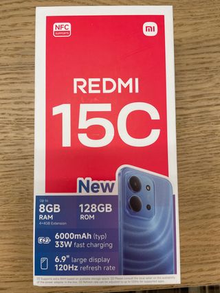 Xiaomi Redmi 15C 128GB Negro