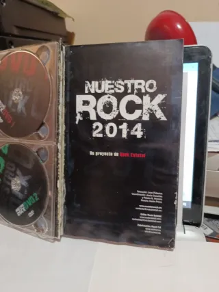 4 DVD libro Nuestro Rock 2014 Rock Estatal
