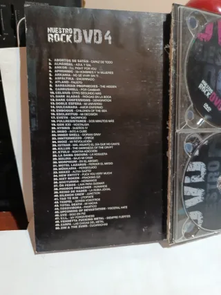 4 DVD libro Nuestro Rock 2014 Rock Estatal