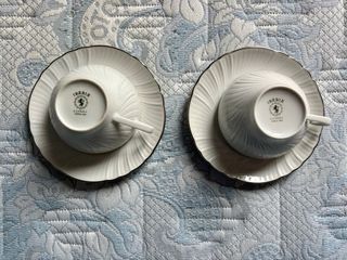 Set 2 Tazzine Porcellana Irabia Argento