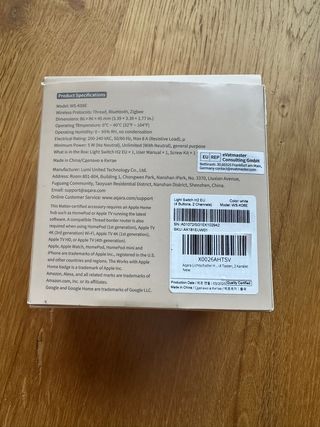 Aqara Light Switch H2 EU 4 Buttons, 2 Channels