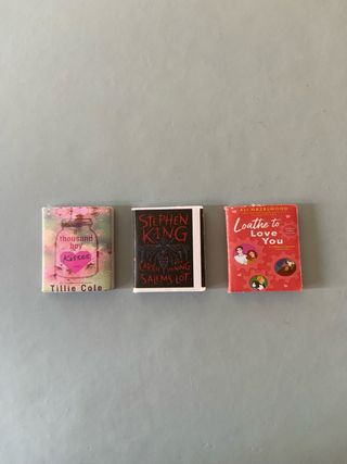 Libros miniatura manualidades o casa de muñecas