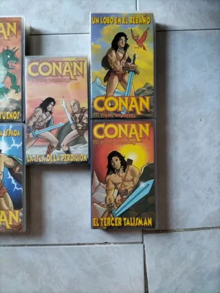 Lote 6 Cintas VHS Conan (Español)