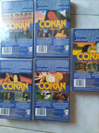 Lote 6 Cintas VHS Conan (Español)
