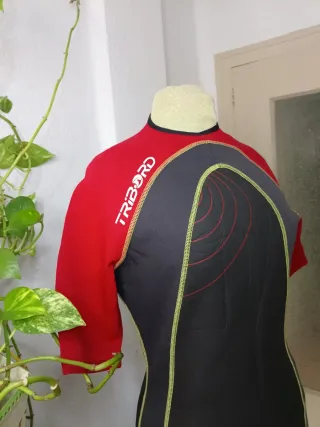 Traje Neopreno Corto Tribord M Rojo/Negro
