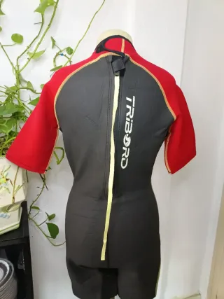 Traje Neopreno Corto Tribord M Rojo/Negro
