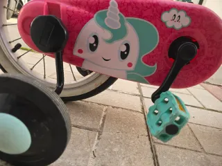 Bicicleta infantil de 3 a 5 años ,  rosa . Patinet