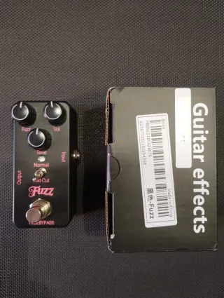 Pedal Fuzz Guitar Effects Negro