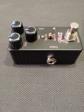 Pedal Fuzz Guitar Effects Negro