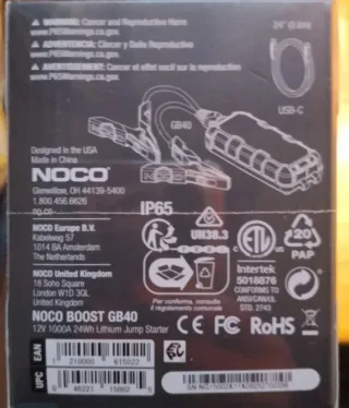 Arrancador NOCO GB40 Boost Plus