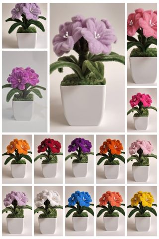Vasetto fiori artificiali