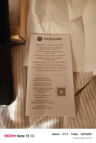 Smartphone motorola XT2523-3 MOTO G⁰⁵