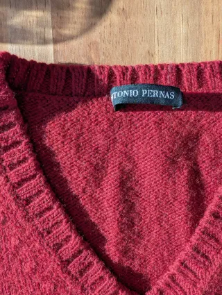 Jersey Antonio Pernas Rojo Talla 40