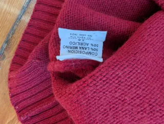 Jersey Antonio Pernas Rojo Talla 40