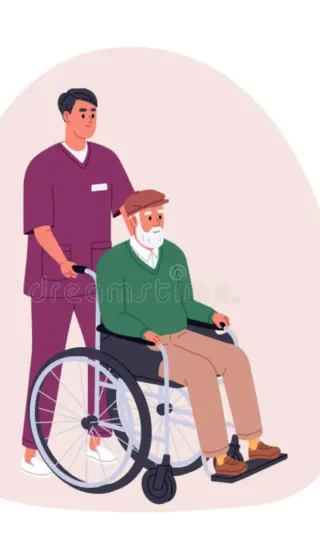 Cuidador personas mayores con experiencia