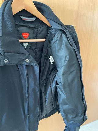 Chaqueta Dainese Moto Negra y Gris