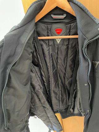 Chaqueta Dainese Moto Negra y Gris