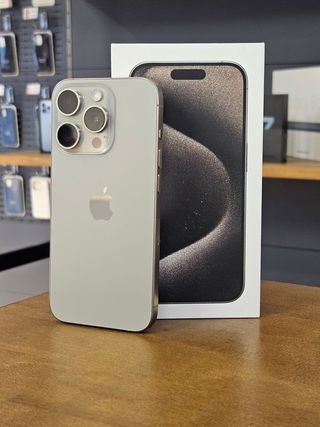 IPHONE 15 PRO 128GB TITANIO BATE. 100%